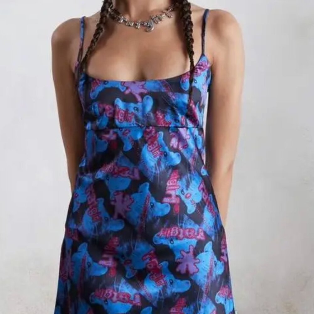 Heaven by Marc Jacobs Women's Blue and Pink Dress